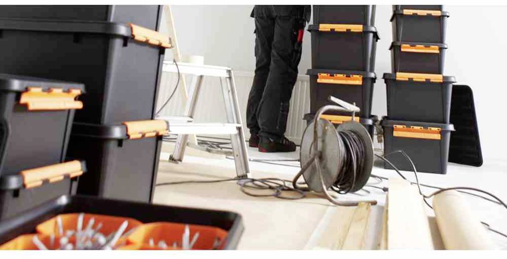 Orthex 3193090 Aufbewahrungsbox (L x B x H) 50 x 39 x 26cm Schwarz 1St.