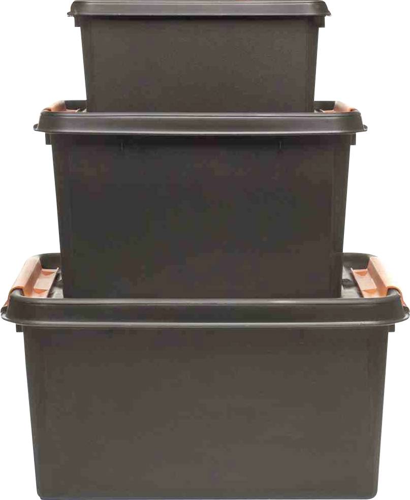 Orthex 3193090 Aufbewahrungsbox (L x B x H) 50 x 39 x 26cm Schwarz 1St.