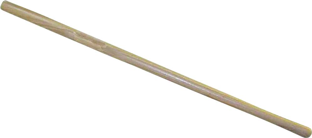 Ein brauner Holzstock liegt schräg von links unten nach rechts oben.