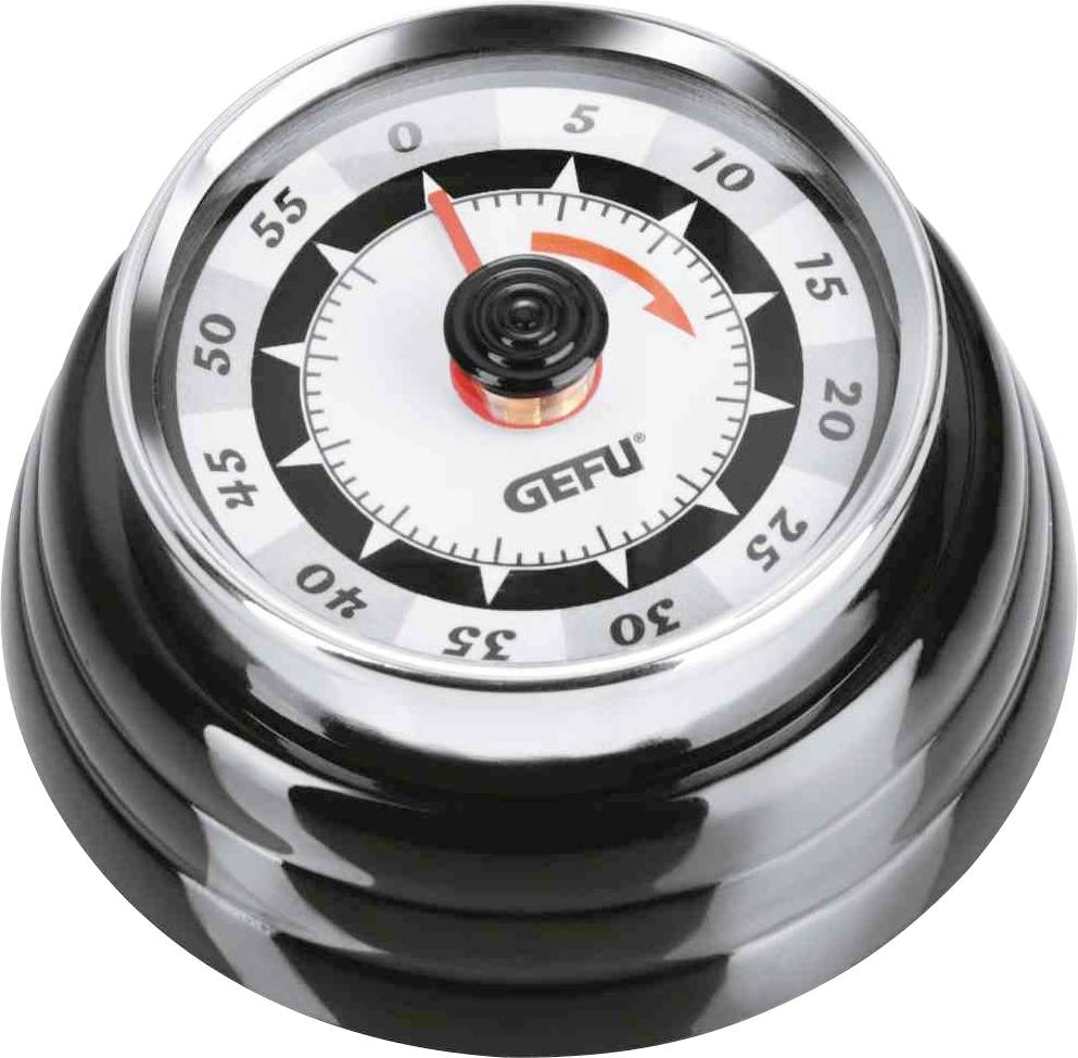 GEFU Timer Schwarz mechanisch