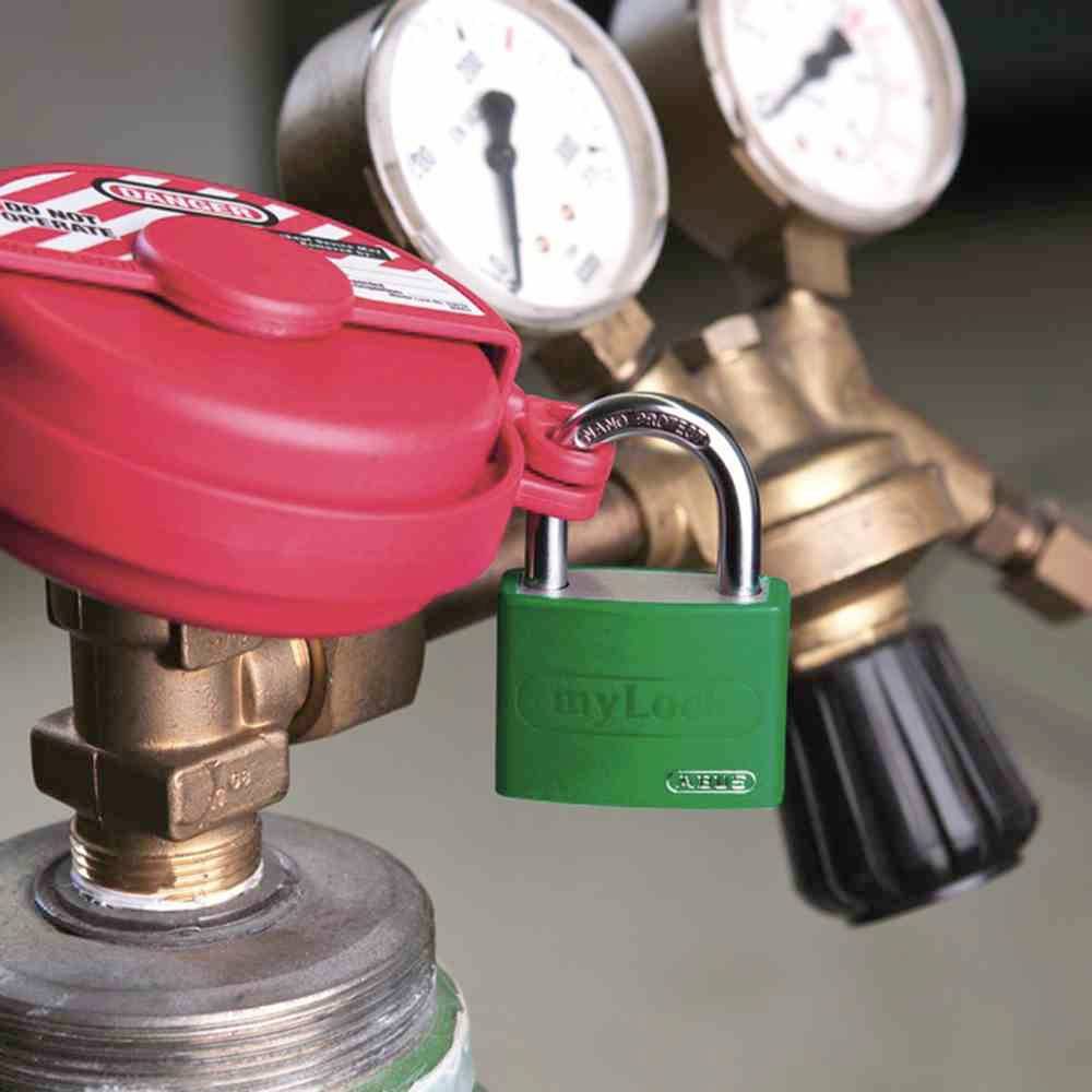 ABUS 802836 Vorhängeschloss Rot