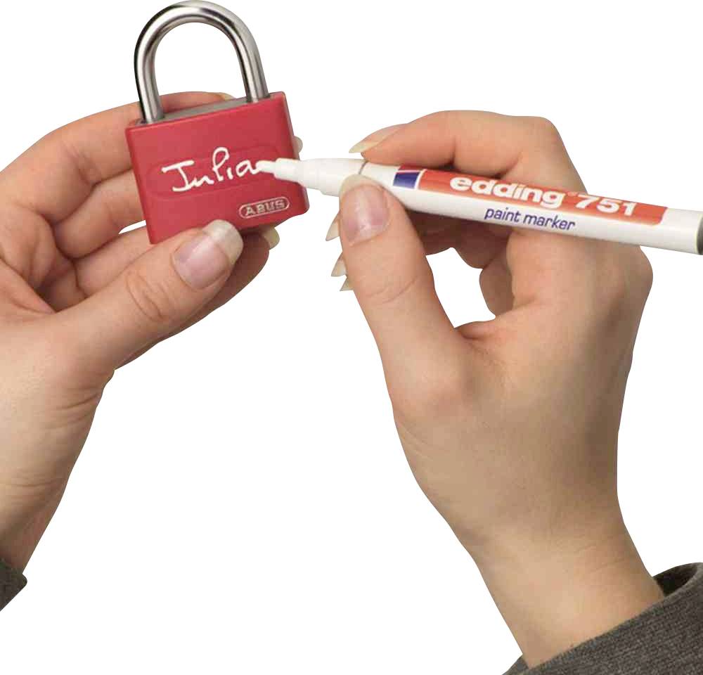 ABUS 802867 Vorhängeschloss Schwarz