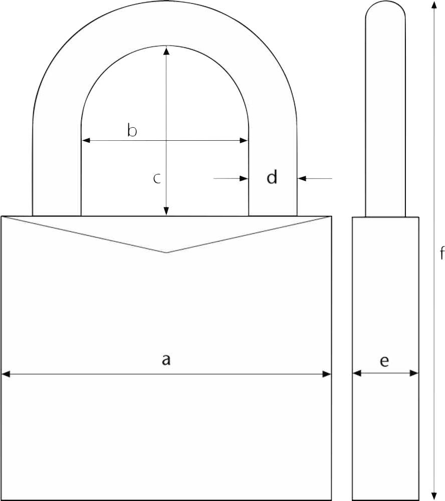 ABUS 802881 Vorhängeschloss