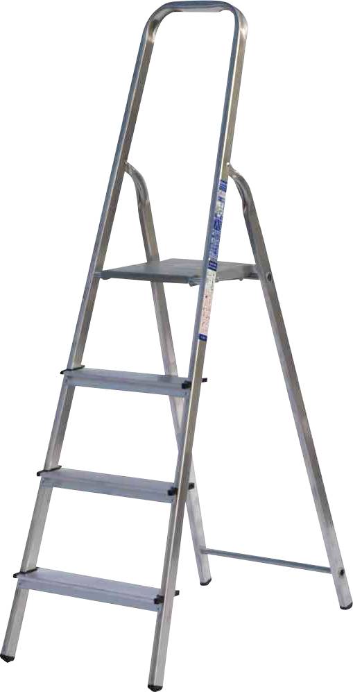 Alpfa 800868 Aluminium Stufen-Stehleiter Arbeitshöhe (max.): 2.58m