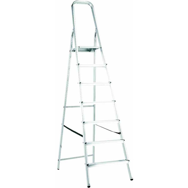 Alpfa 800075 Aluminium Stufen-Stehleiter Arbeitshöhe (max.): 3.24m