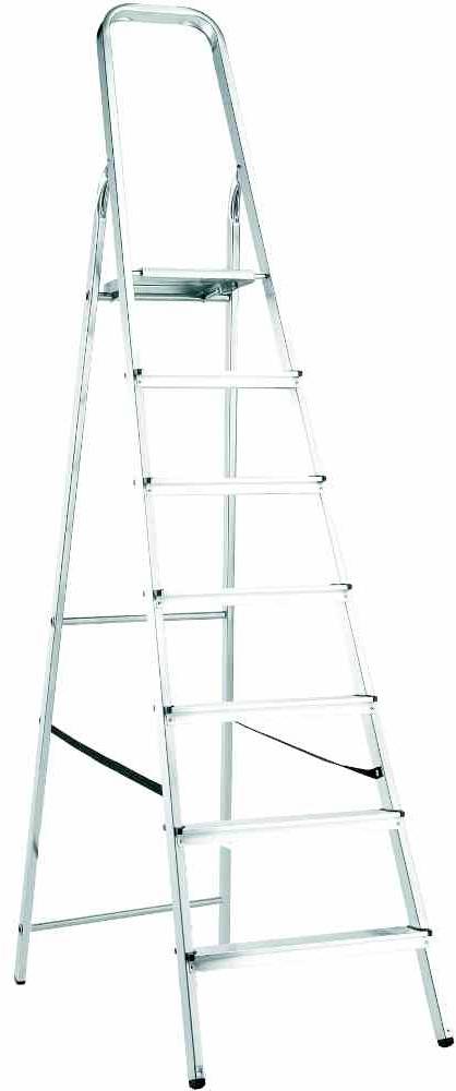 Alpfa 800075 Aluminium Stufen-Stehleiter Arbeitshöhe (max.): 3.24m