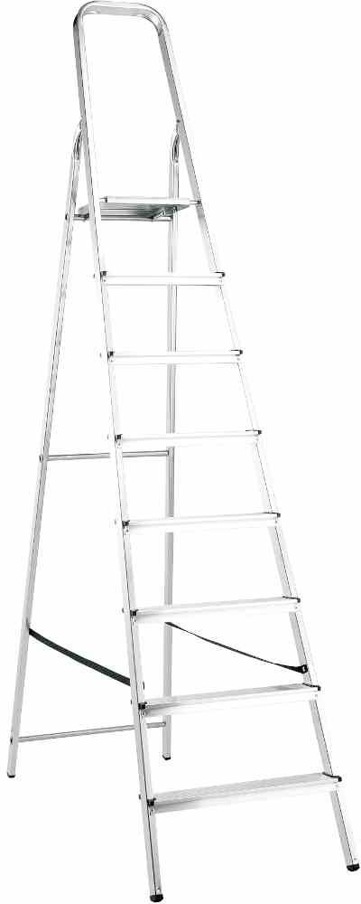 Alpfa 800076 Aluminium Stufen-Stehleiter Arbeitshöhe (max.): 3.46m