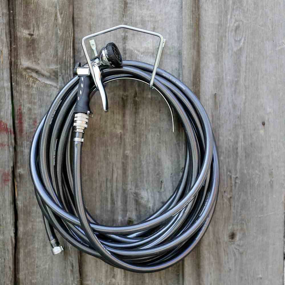 ALBA 11365 Wandschlauchhalter 1 St. Silber