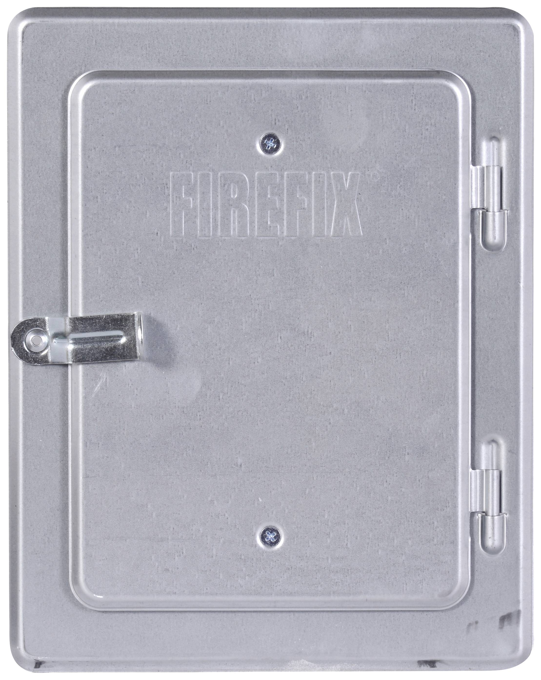 Firefix 2093 Kamintür Silber