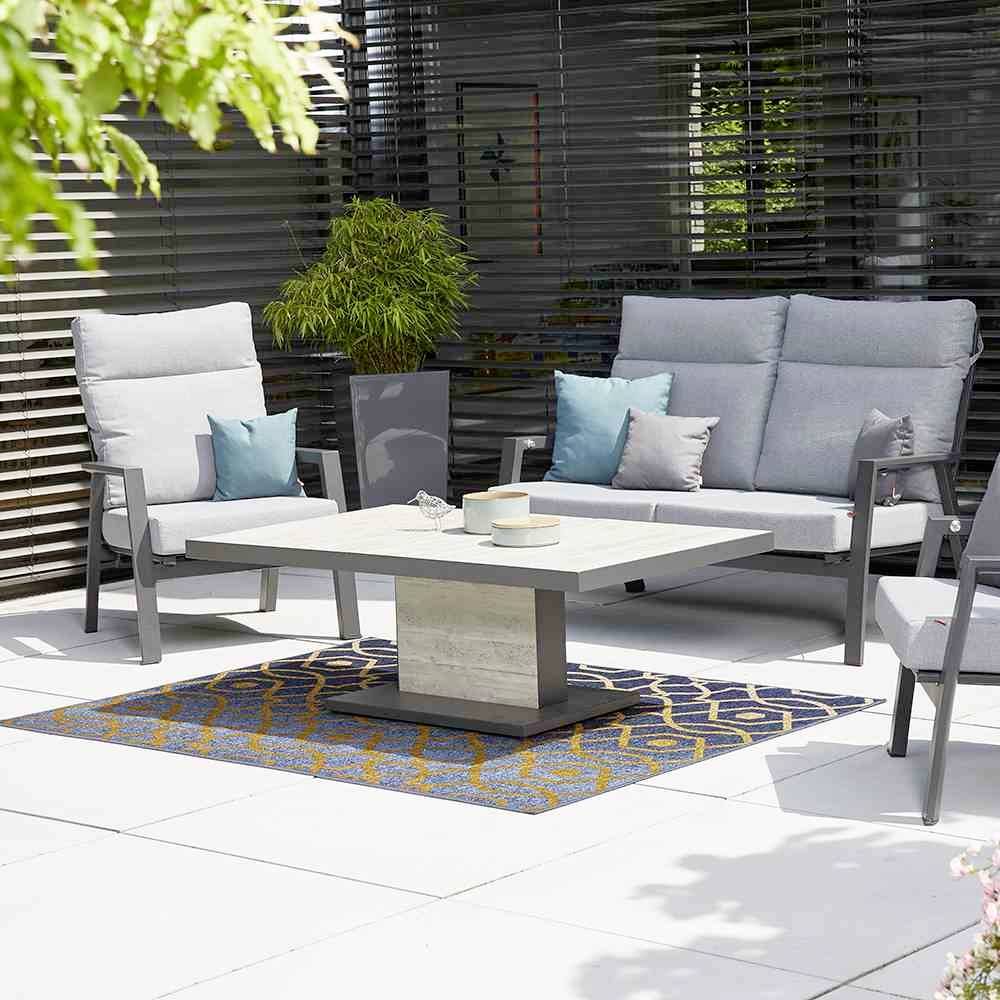 Siena Garden 548_82 Pflanzgefäß Kunststoff Anthrazit