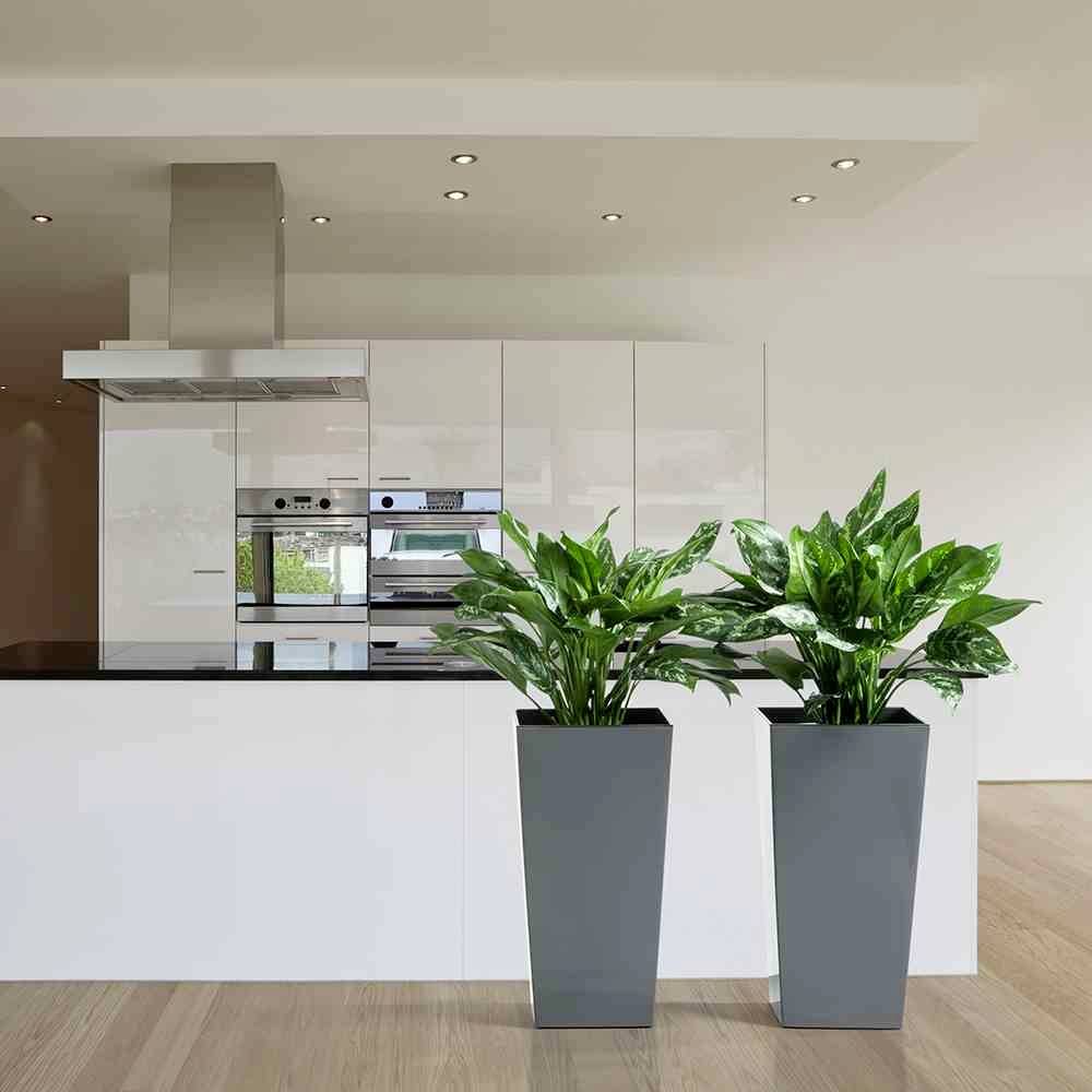 Siena Garden 548_82 Pflanzgefäß Kunststoff Anthrazit