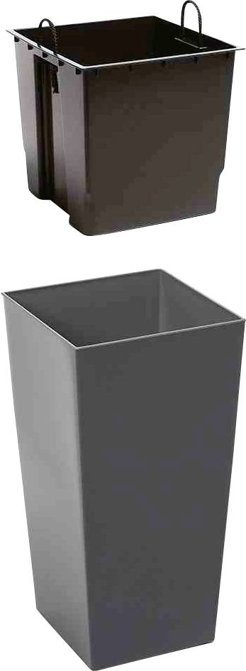 Siena Garden 548_82 Pflanzgefäß Kunststoff Anthrazit