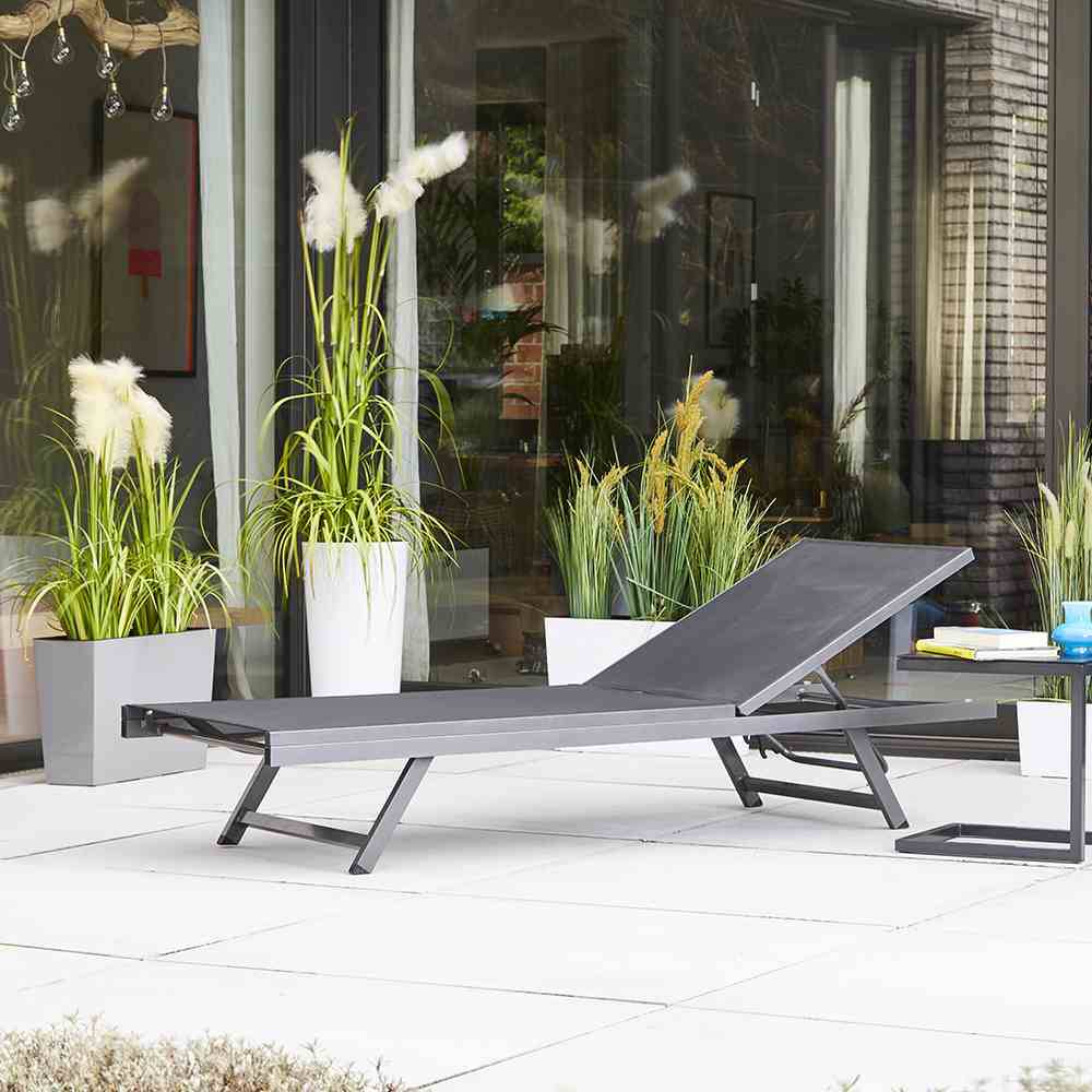 Siena Garden 564_27Pflanzgefäß Kunststoff Grau