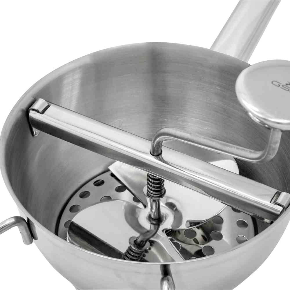 GSD 40112 Passiermaschine Edelstahl mit Lochscheiben