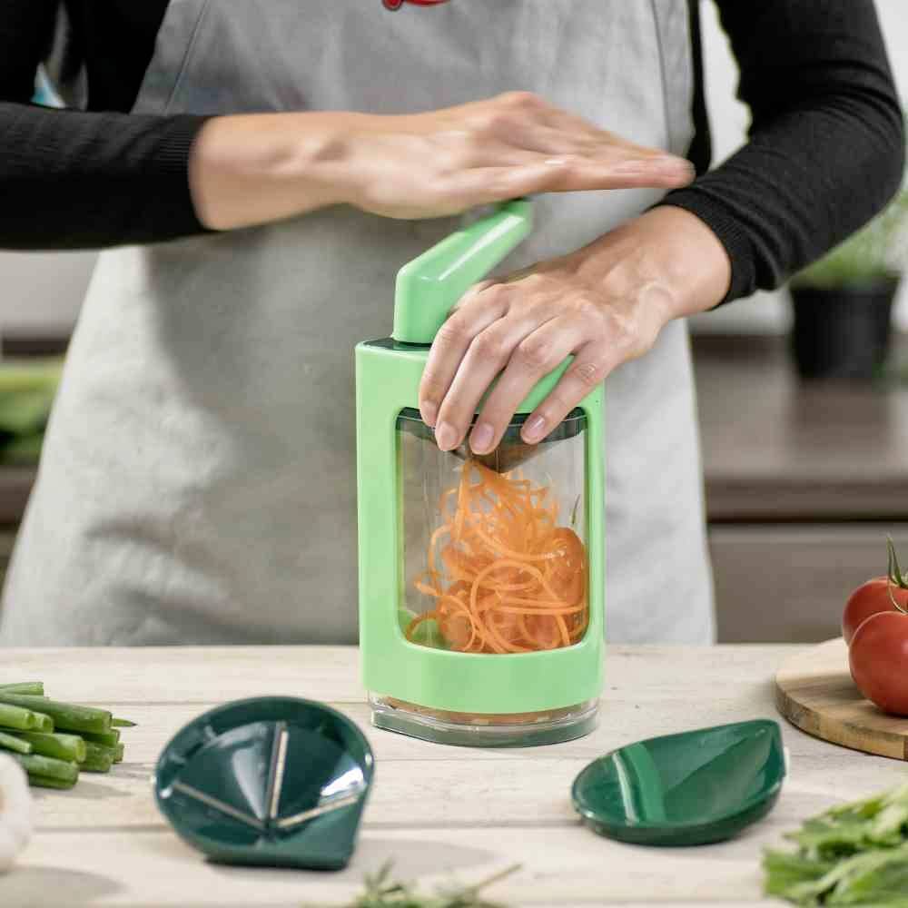 Nicer Dicer 18018 Zerkleinerer "Super Julietti Set" 6-teilig grün