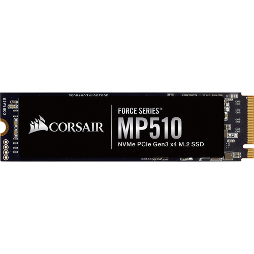 Corsair Force MP510 960GB Interne M.2 PCIe NVMe SSD 2280 PCIe NVMe 3.0 x4 Retail CSSD-F960GBMP510B
