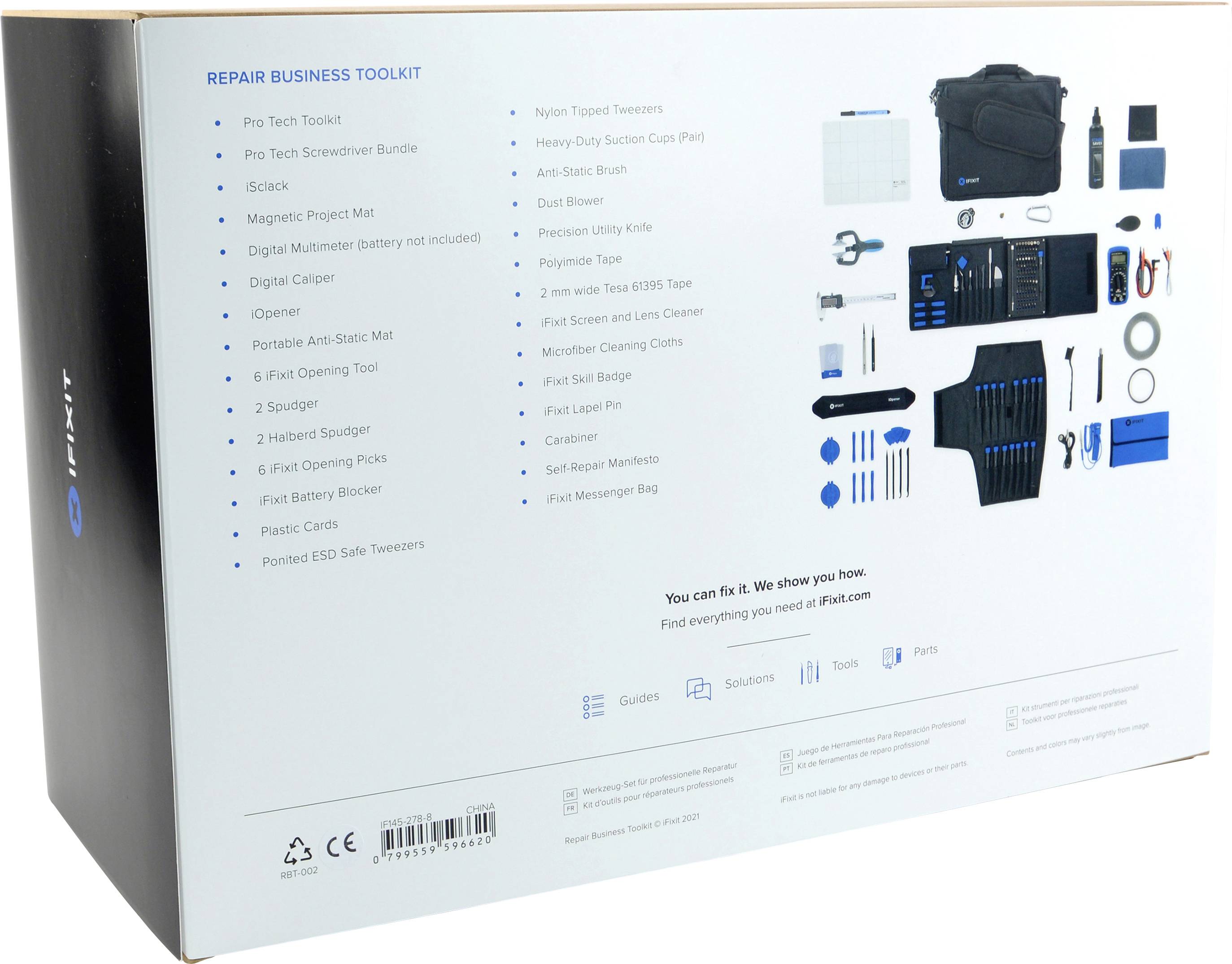 iFixit Repair Business EU145278-8 Smartphone, Handy Reparaturset in Tasche