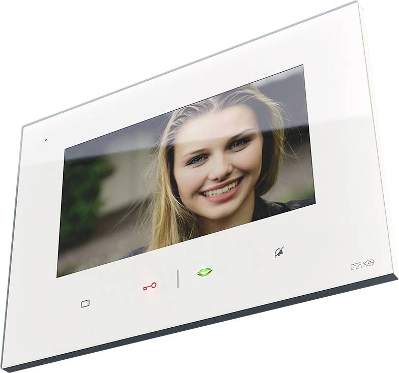 M-e modern-electronics VDV-807 Video-Türsprechanlage Kabelgebunden Inneneinheit Weiß