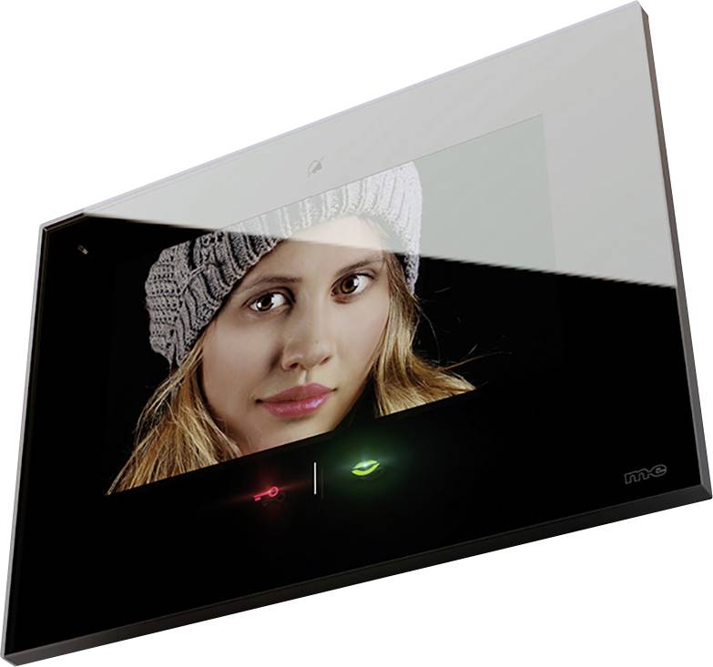 M-e modern-electronics VDV-907 S Video-Türsprechanlage WLAN, Funk Inneneinheit Schwarz