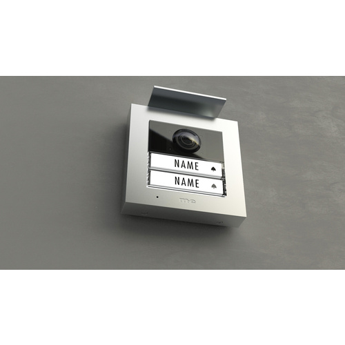 M-e modern-electronics VDV-2020 S Video-Türsprechanlage Kabelgebunden, RFID Außeneinheit Silber