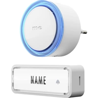 M-e modern-electronics 41150 Funkklingel Komplett-Set mit Namensschild M-e modern-electronics 41150 Funkklingel Komplett-Set mit Namensschild