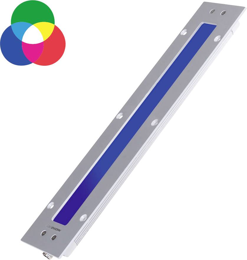 LED2WORK Maschinen-LED-Leuchte TUBELED_40 II integrated_RGB-W 18 W, 5 W, 18W 480lm, 710lm, 300lm 100° 24 V/DC (L x B x H) 570