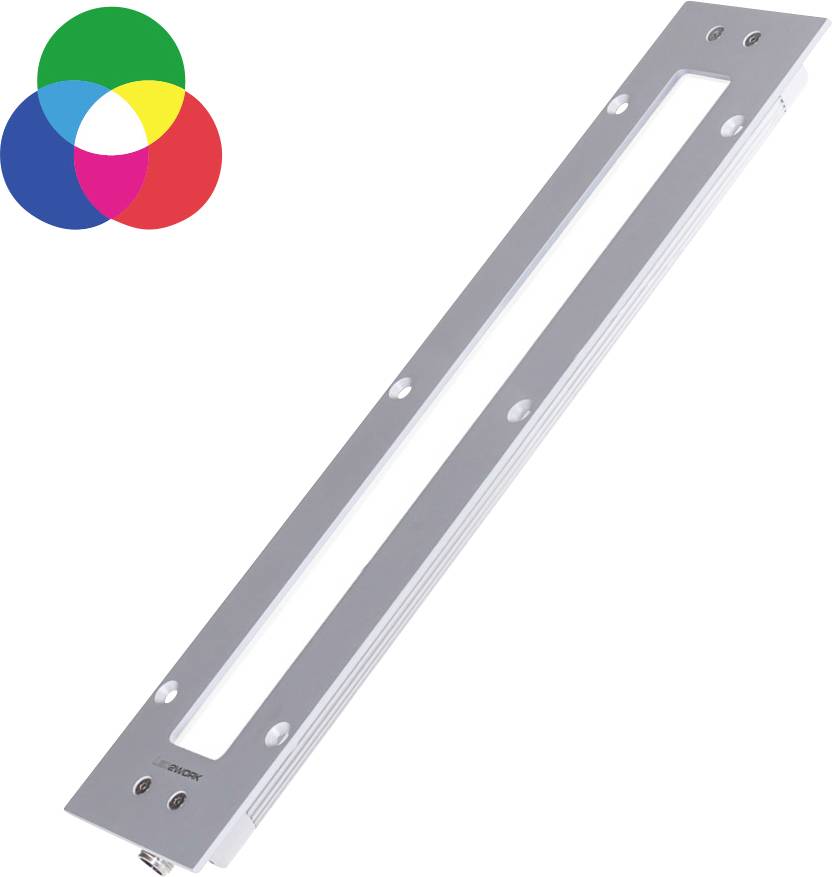 LED2WORK Maschinen-LED-Leuchte TUBELED_40 II integrated_RGB-W 18 W, 5 W, 18W 480lm, 710lm, 300lm 100° 24 V/DC (L x B x H) 740