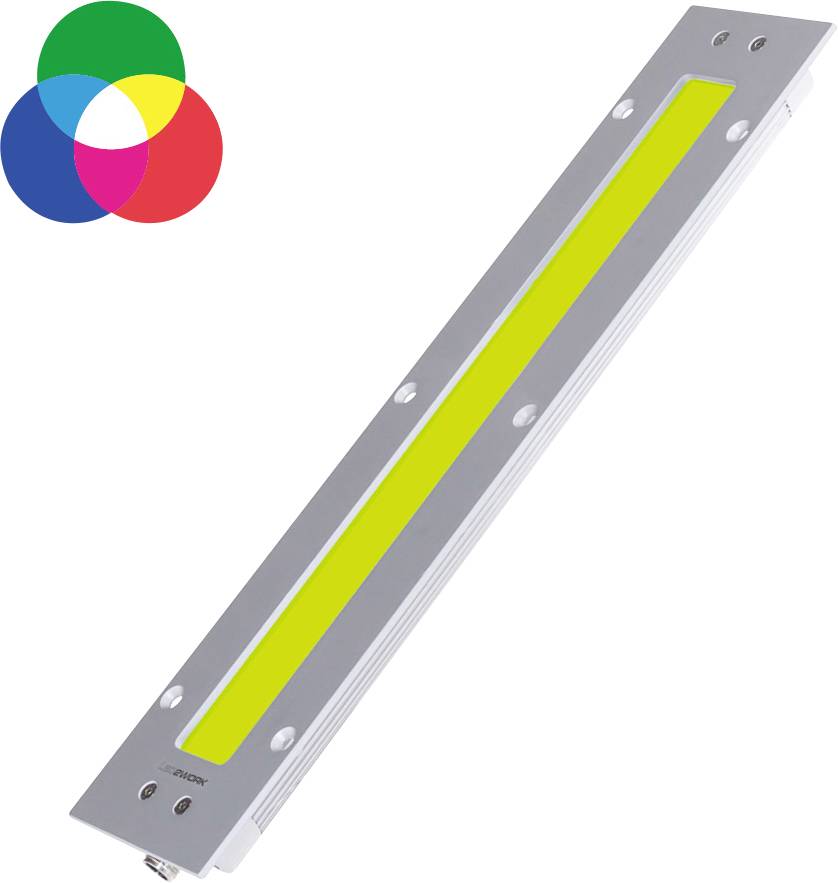 LED2WORK Maschinen-LED-Leuchte TUBELED_40 II integrated_RGB-W 18 W, 5 W, 18W 480lm, 710lm, 300lm 100° 24 V/DC (L x B x H) 700
