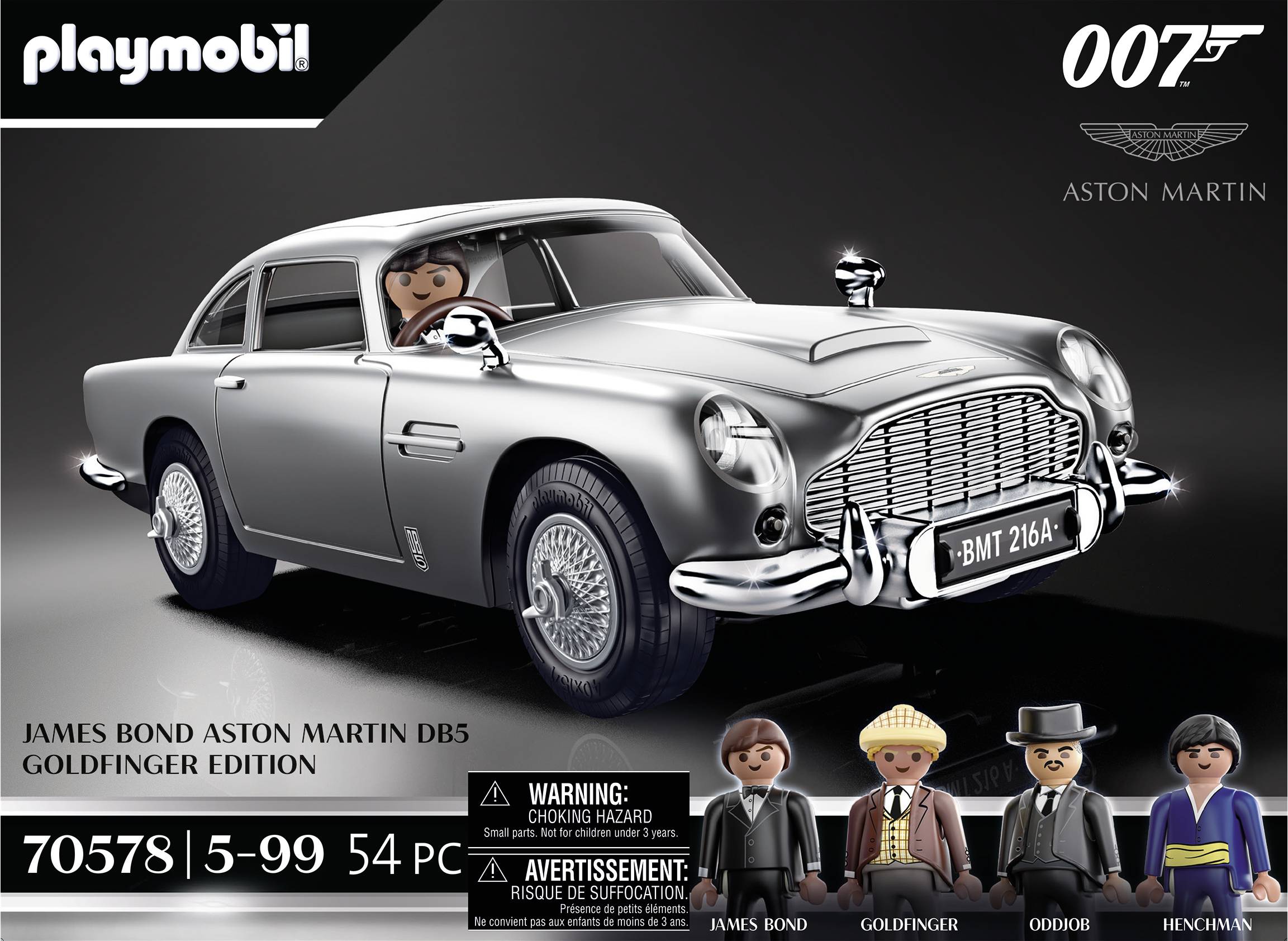 Playmobil® James Bond Aston Martin DB5 - Goldfinger Edition 70578