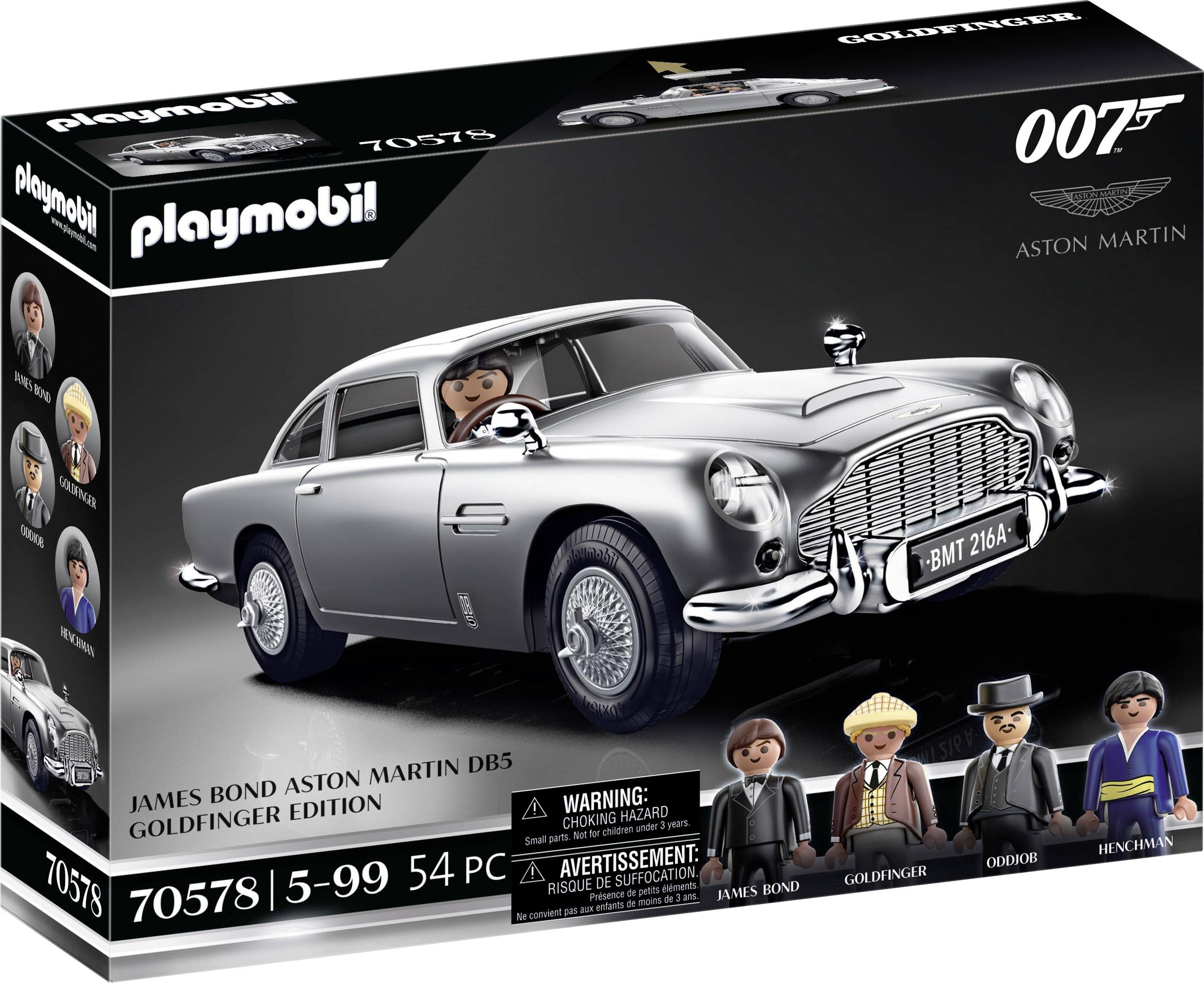 Playmobil® James Bond Aston Martin DB5 - Goldfinger Edition 70578