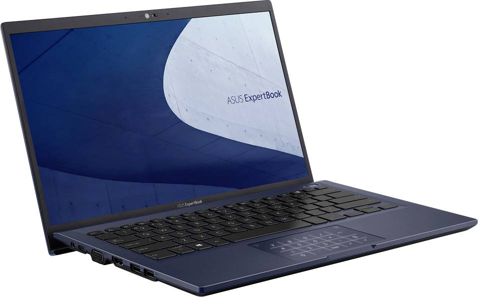 Asus Notebook ExpertBook B1 B1400CEAE 35.6 cm (14 Zoll) Full HD Intel® Core™ i5 i5-1135G7 16 GB RAM 512 GB SSD Deutsch, QWERTZ Schwarz, Sch