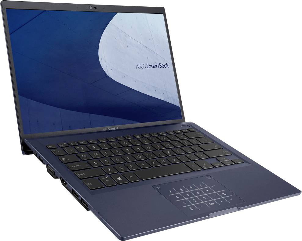 Asus Notebook ExpertBook B1 B1400CEAE 35.6 cm (14 Zoll) Full HD Intel® Core™ i7 i7-1165G7 16 GB RAM 512 GB SSD Intel Iris Xe Win 10 Pro Schwarz