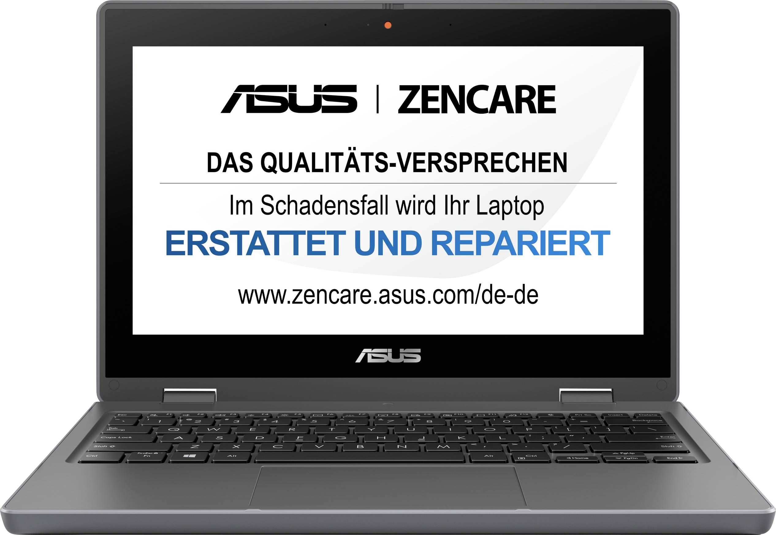 Asus 2-in-1 Notebook / Tablet 29.5 cm (11.6 Zoll) HD Intel® Pentium® Silver N6000 4 GB RAM 64 GB SSD Intel UHD Graphics Win 10 Pro Dunkelgrau (