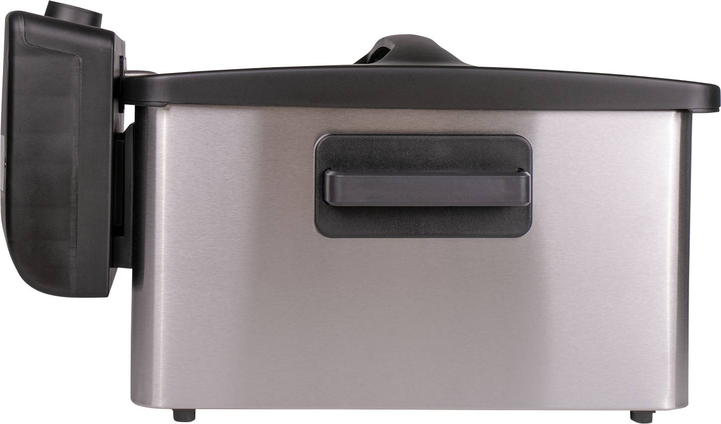 Steba DF 180 Fritteuse 3 l 2000 W Kontrollleuchte, kabelgebunden, stufenloser Temperaturregler Edelstahl, Schwarz