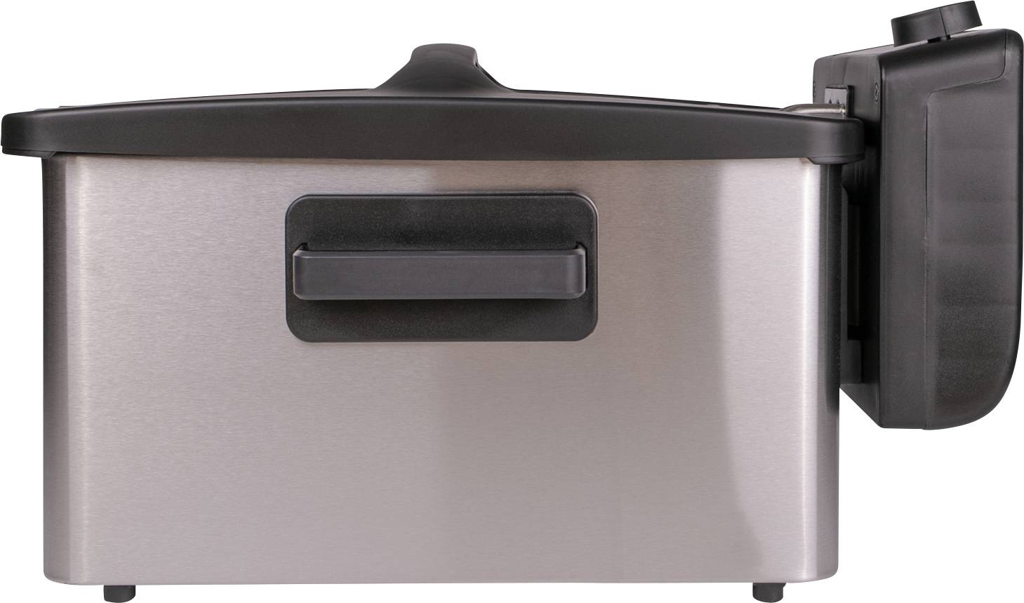 Steba DF 180 Fritteuse 3 l 2000 W Kontrollleuchte, kabelgebunden, stufenloser Temperaturregler Edelstahl, Schwarz