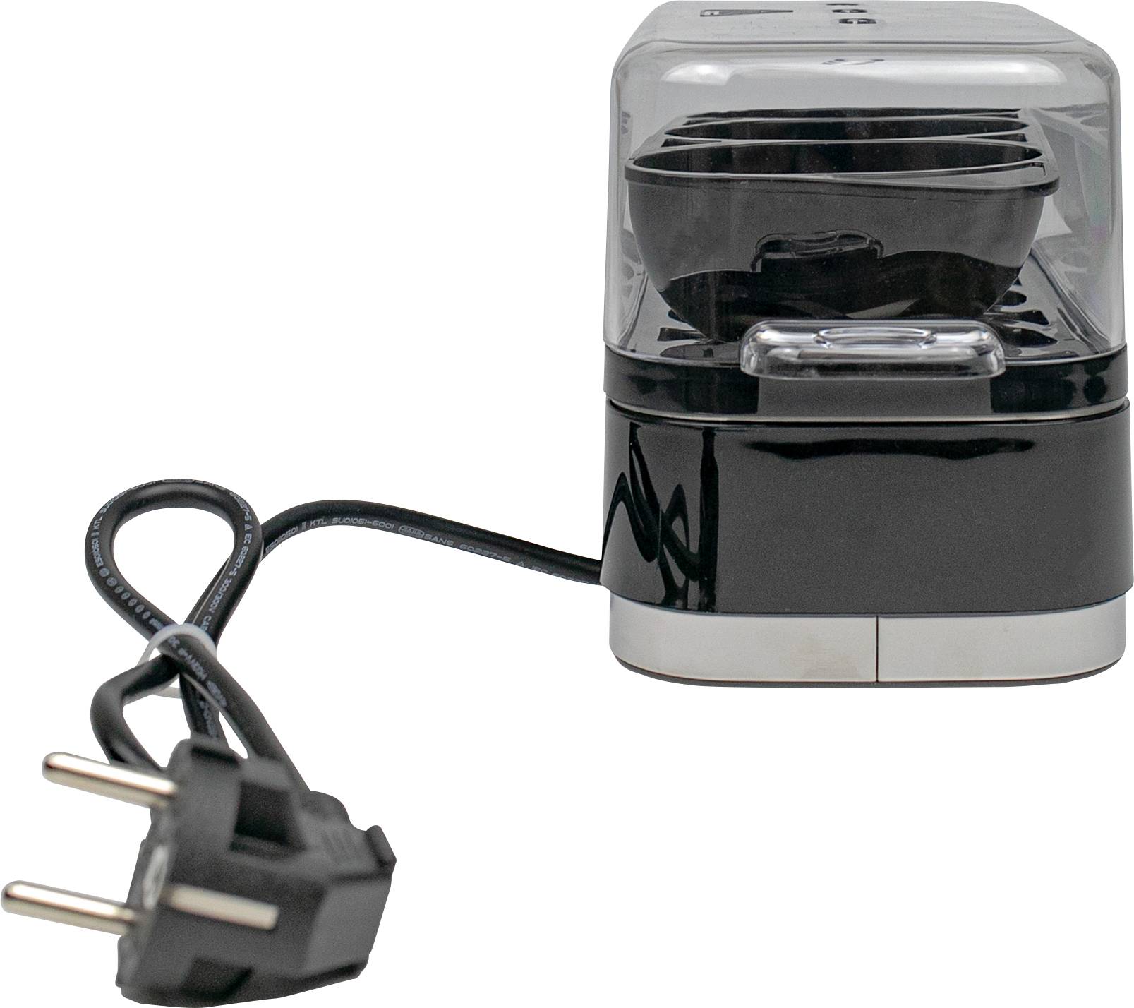 Steba DF 180 Fritteuse 3l 2000W Kontrollleuchte, kabelgebunden, stufenloser Temperaturregler Edelstahl, Schwarz