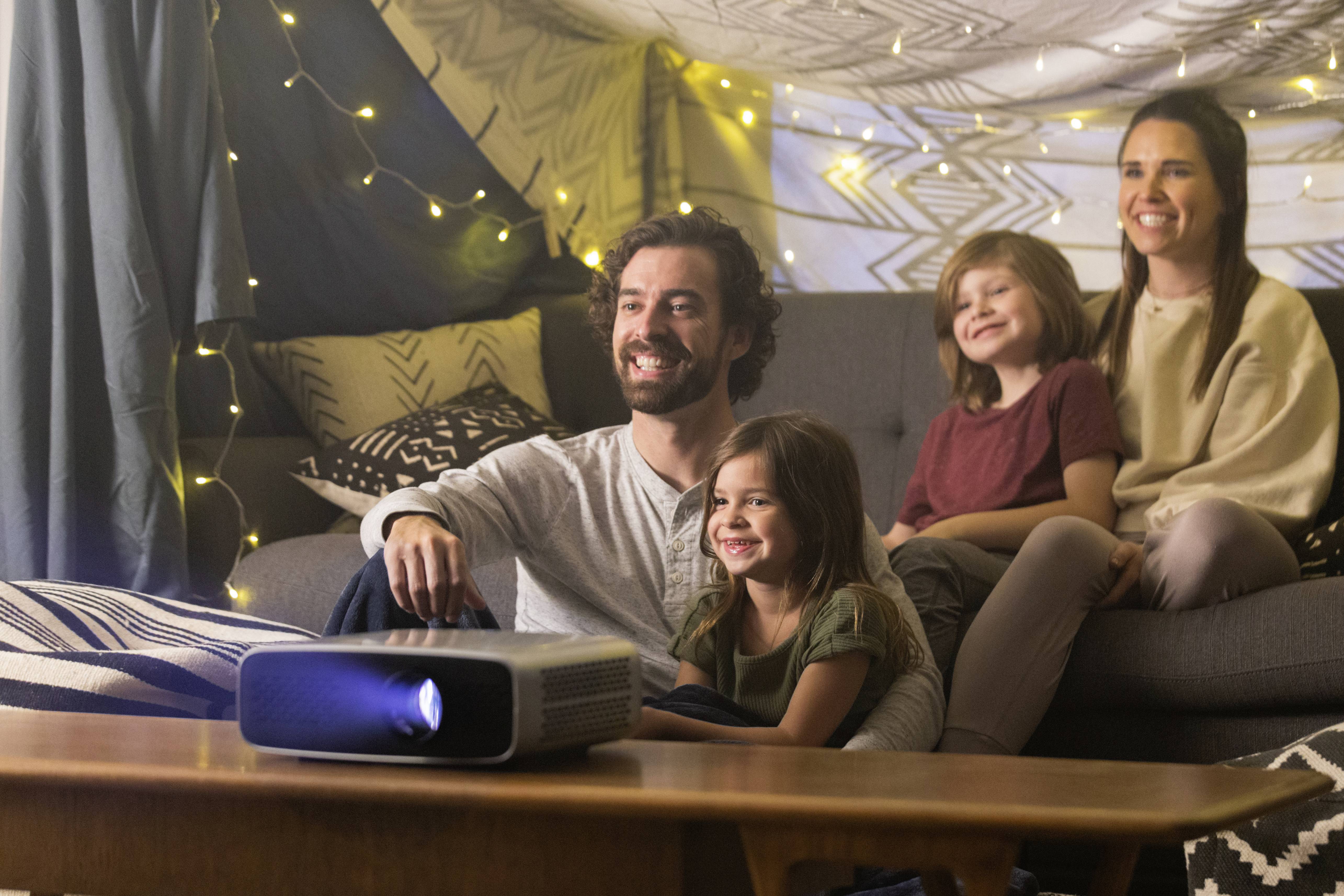 Philips Home Projector Beamer NeoPix Ultra 2TV LCD 1920 x 1080 Full HD Full HD, Integrierter Lautsprecher, WLAN