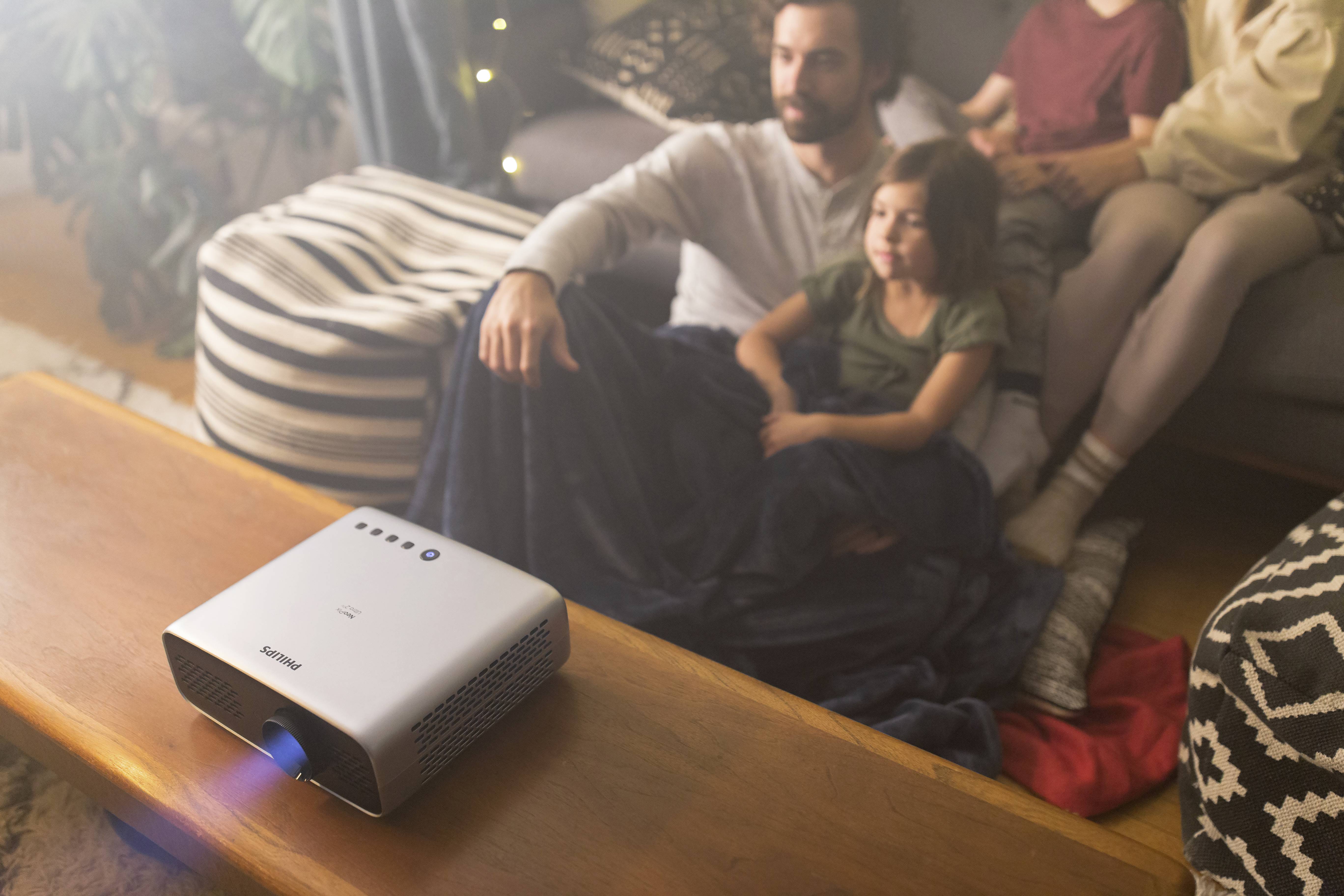 Philips Home Projector Beamer NeoPix Ultra 2TV LCD 1920 x 1080 Full HD Full HD, Integrierter Lautsprecher, WLAN