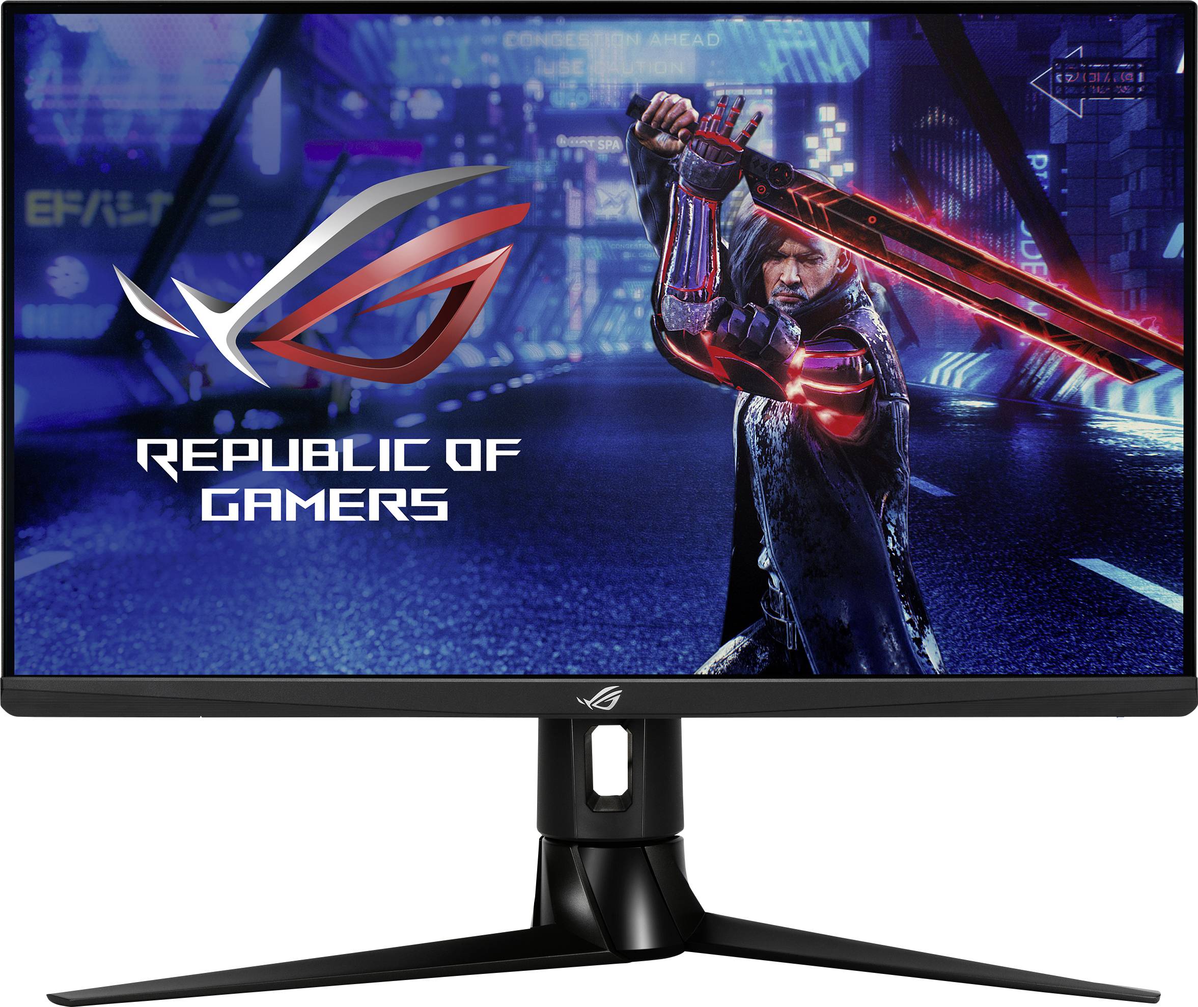 Asus XG27AQ LED-Monitor EEK G (A - G) 68.6 cm (27 Zoll) 2560 x 1440 Pixel 16:9 1 ms HDMI®, DisplayPort, USB-A (USB 3.2 Gen 1), Kopfhörer (3.5 mm Kl