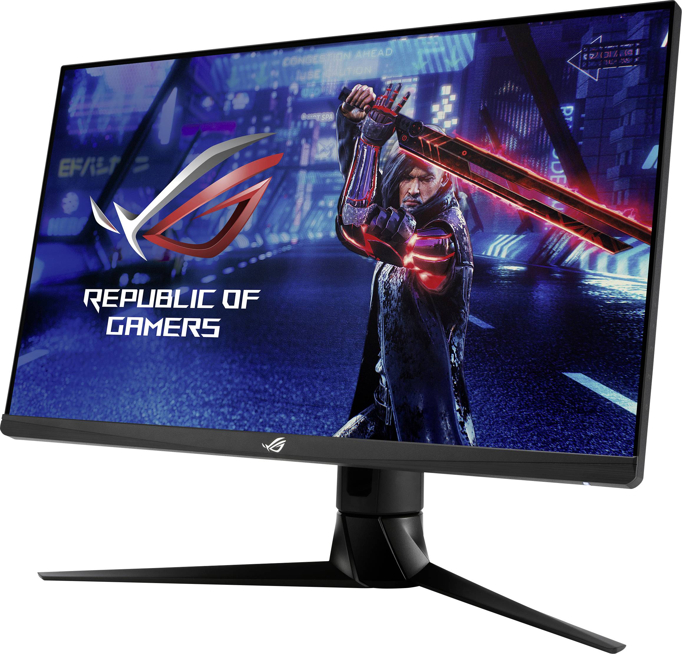 Asus XG27AQ LED-Monitor EEK G (A - G) 68.6 cm (27 Zoll) 2560 x 1440 Pixel 16:9 1 ms HDMI®, DisplayPort, USB-A (USB 3.2 Gen 1), Kopfhörer (3.5 mm Kl