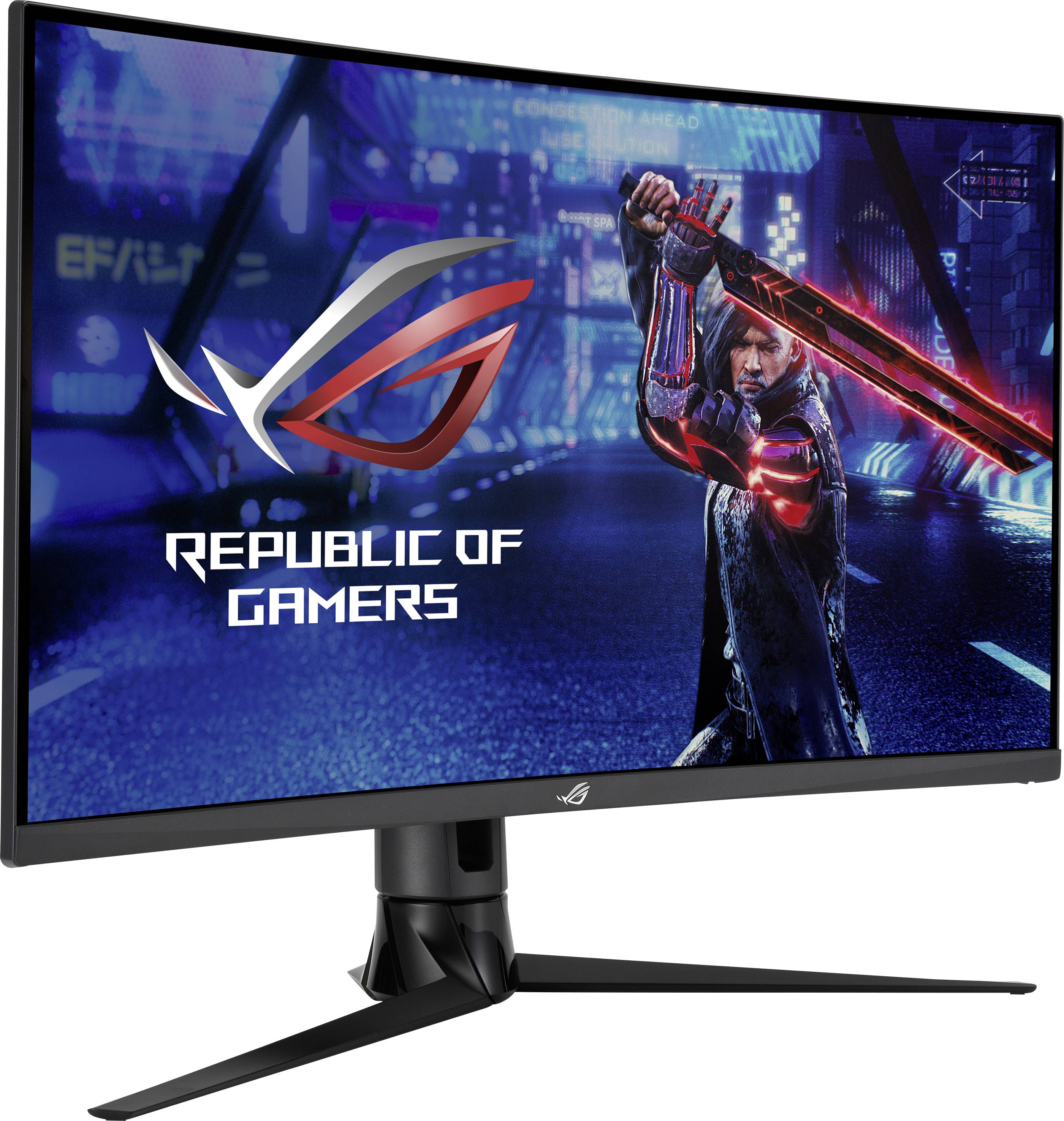 Asus XG32VC LED-Monitor EEK G (A - G) 80 cm (31.5 Zoll) 2560 x 1440 Pixel 16:9 1 ms HDMI®, Kopfhörer (3.5 mm Klinke), USB-A (USB 3.2 Gen 1), USB-C
