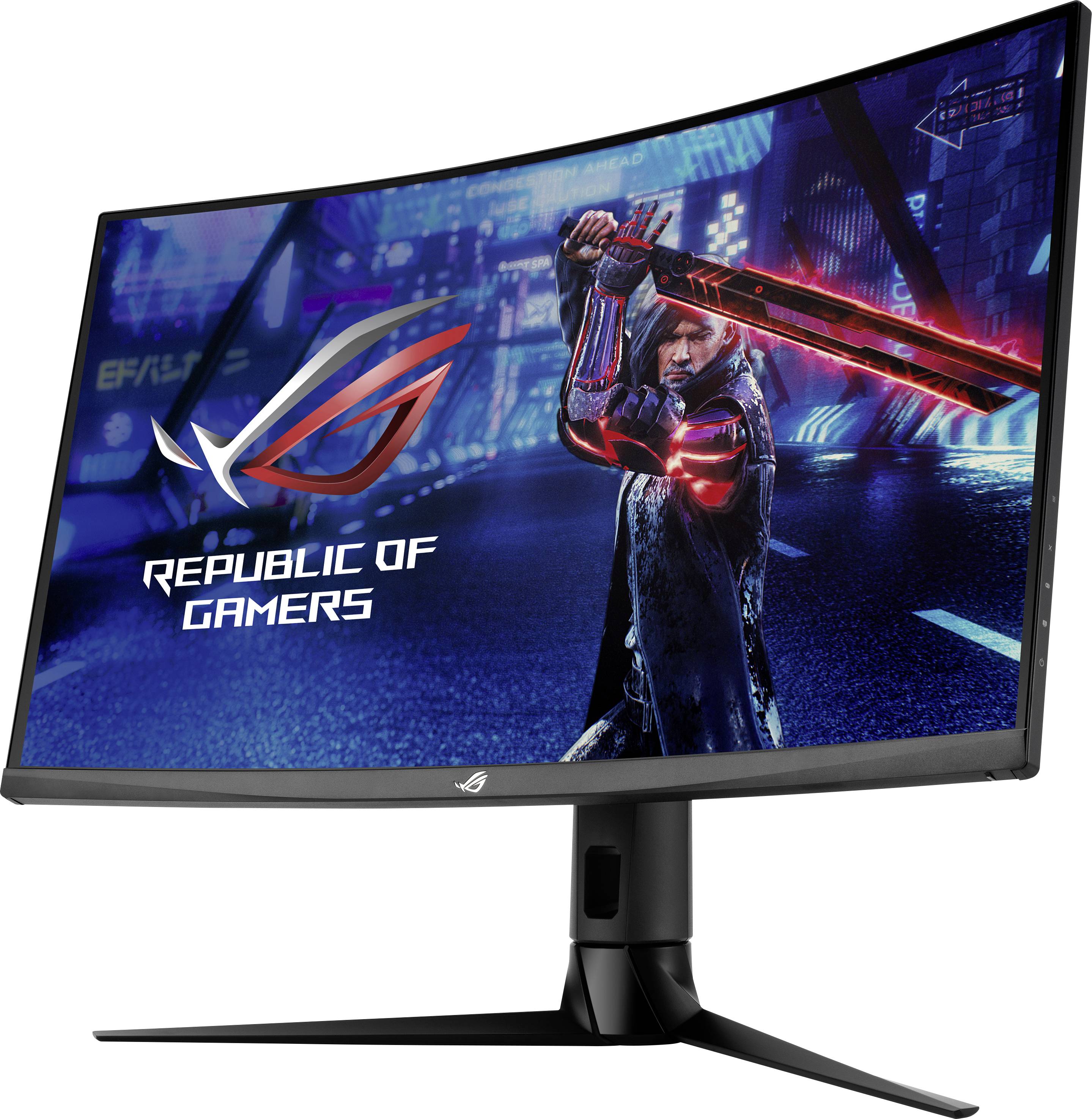 Asus XG32VC LED-Monitor EEK G (A - G) 80 cm (31.5 Zoll) 2560 x 1440 Pixel 16:9 1 ms HDMI®, Kopfhörer (3.5 mm Klinke), USB-A (USB 3.2 Gen 1), USB-C