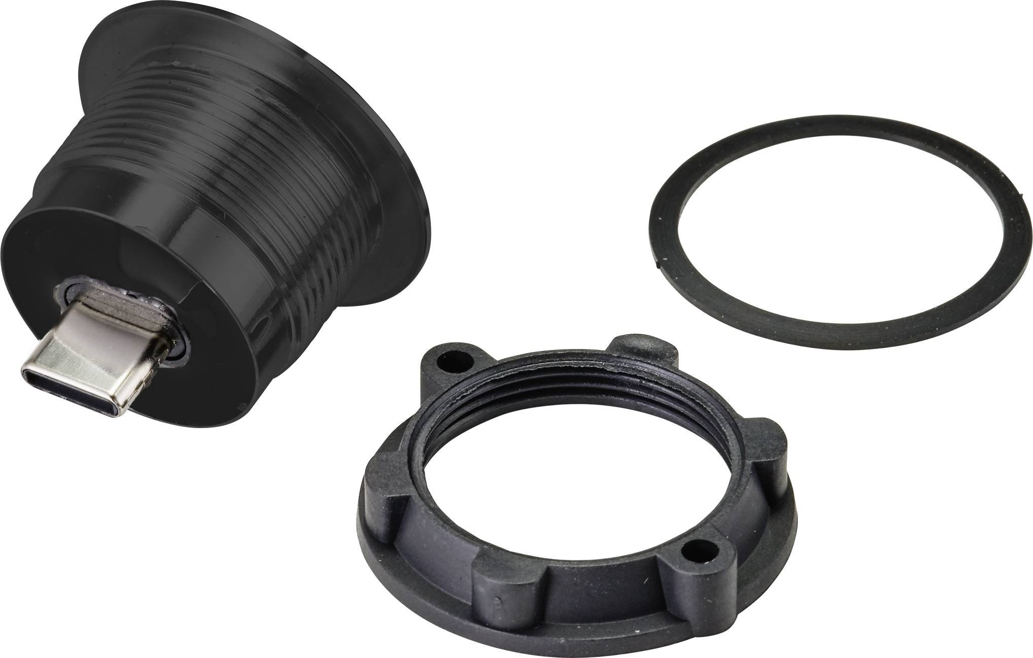 TRU COMPONENTS TC-9534332 USB-Einbaubuchse 3.1 Buchse, Einbau USB-C® Buchse Inhalt: 1St.