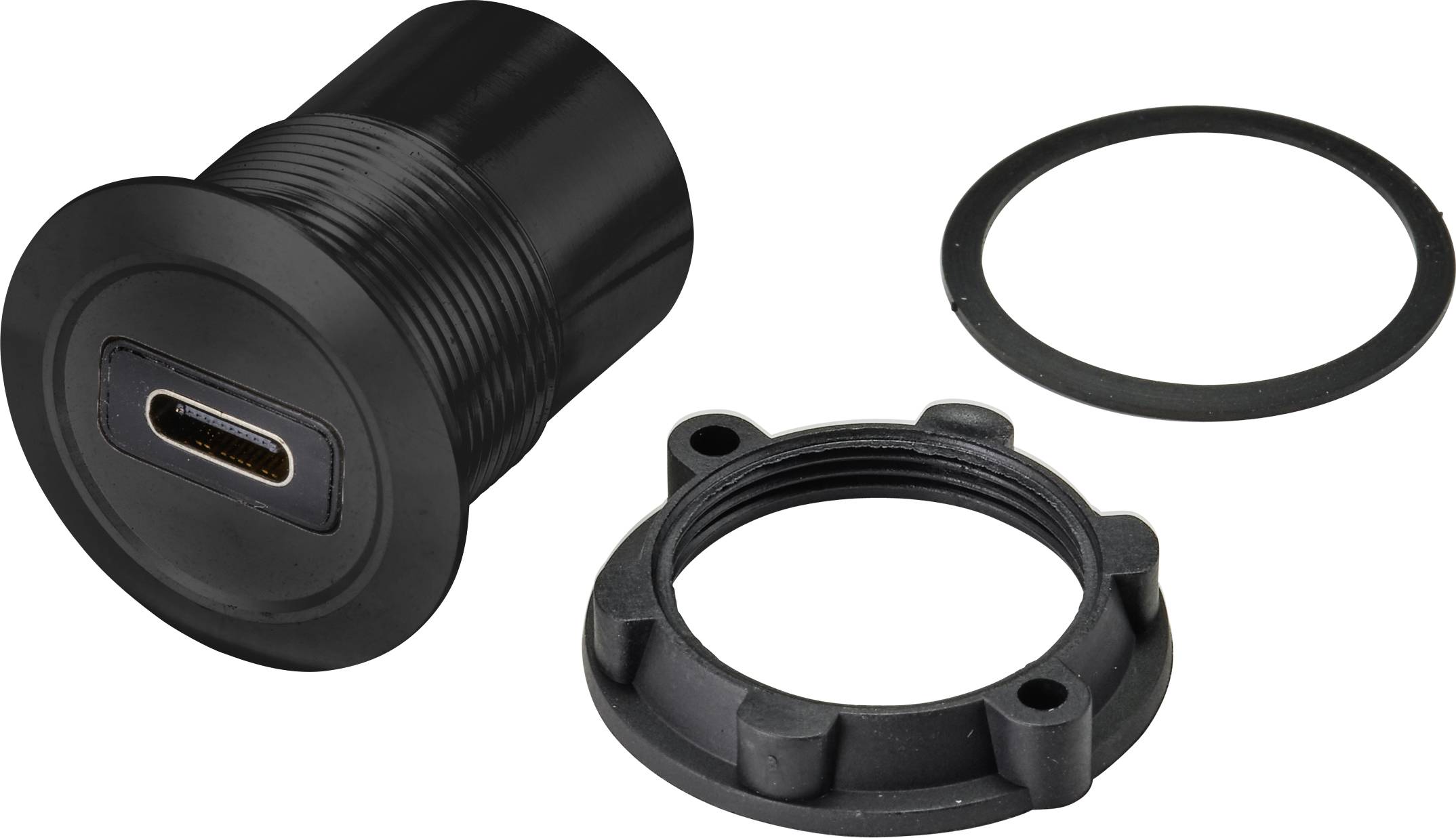 TRU COMPONENTS TC-9534340 USB-Einbaubuchse 3.1 Buchse, Einbau USB-C™ 3.1 Buchse auf USB-A 3.0 Buchs