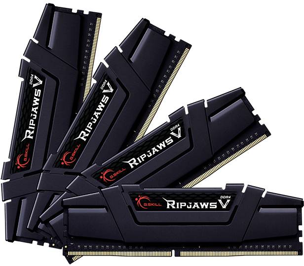 G.Skill Ripjaws V PC-Arbeitsspeicher Kit DDR4 64 GB 4 x 16 GB Non-ECC 3200 MHz 288pin DIMM CL14-14-