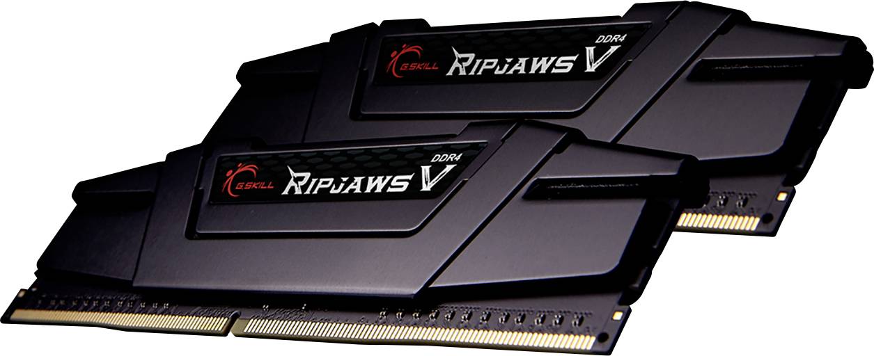 G.Skill Ripjaws V PC-Arbeitsspeicher Kit DDR4 64 GB 2 x 32 GB Non-ECC 3200 MHz 288pin DIMM CL16-18-18-38 F4-3200C16D-64GVK