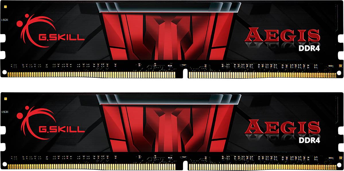G.Skill Aegis PC-Arbeitsspeicher Kit DDR4 16 GB 2 x 8 GB Non-ECC 3200 MHz 288pin DIMM CL16-18-18-38