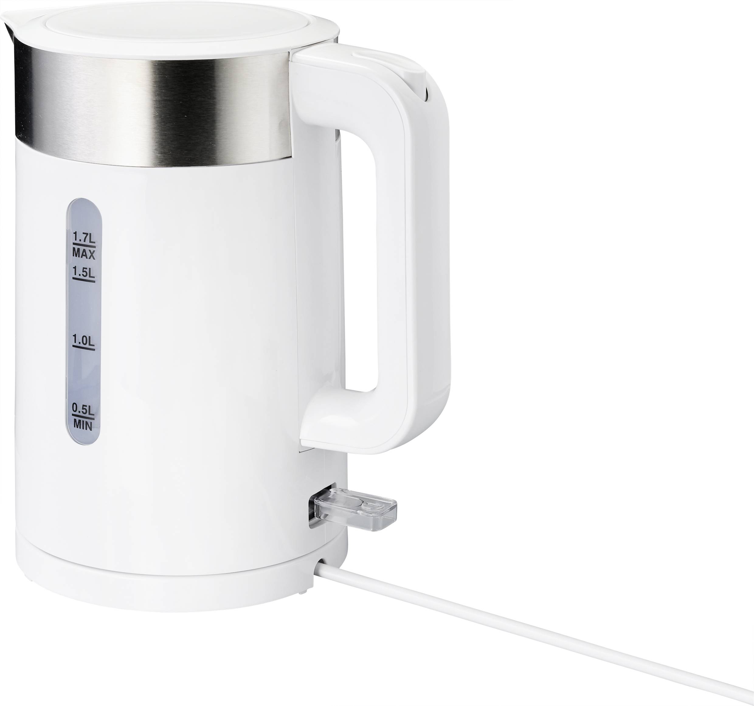 Wasserkocher BPA-frei, schnurlos Weiß