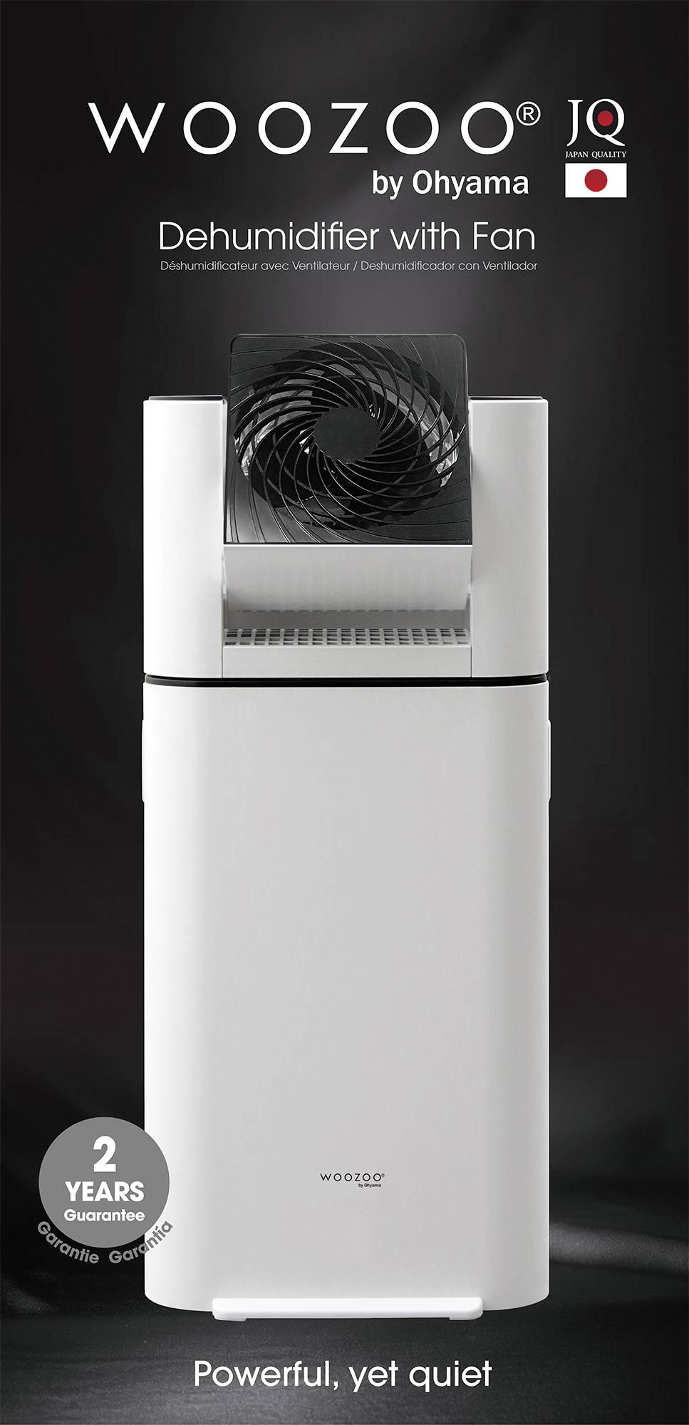 Ohyama DDC-50 Luftentfeuchter 21m² 590W Weiß