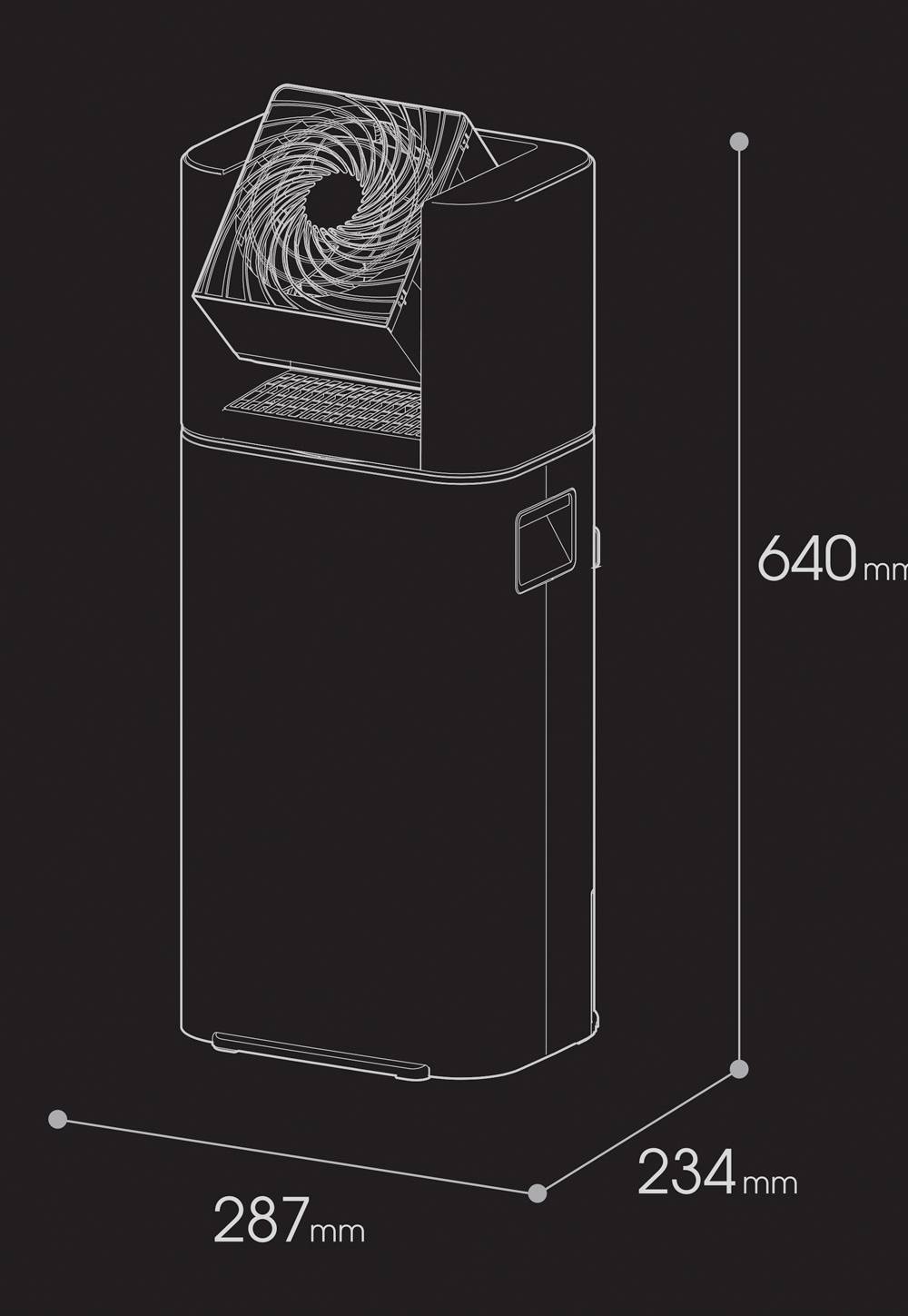 Ohyama DDC-50 Luftentfeuchter 21m² 590W Weiß